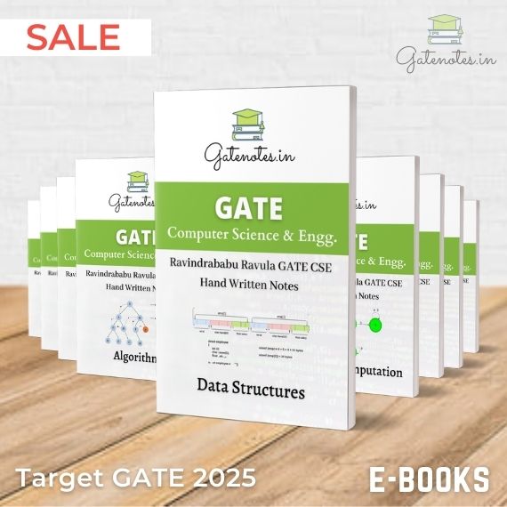 Ravindrababu |Ravula GATE CSE Handwritten Notes For GATE 2025