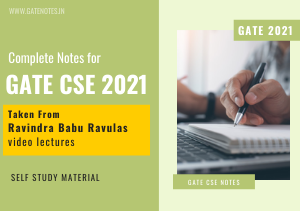 GATE Notes 2021 [PDF] - CSE / ME / ECE / CE / EE