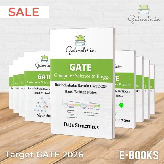 Ravindrababu |Ravula GATE CSE Handwritten Notes For GATE 2026